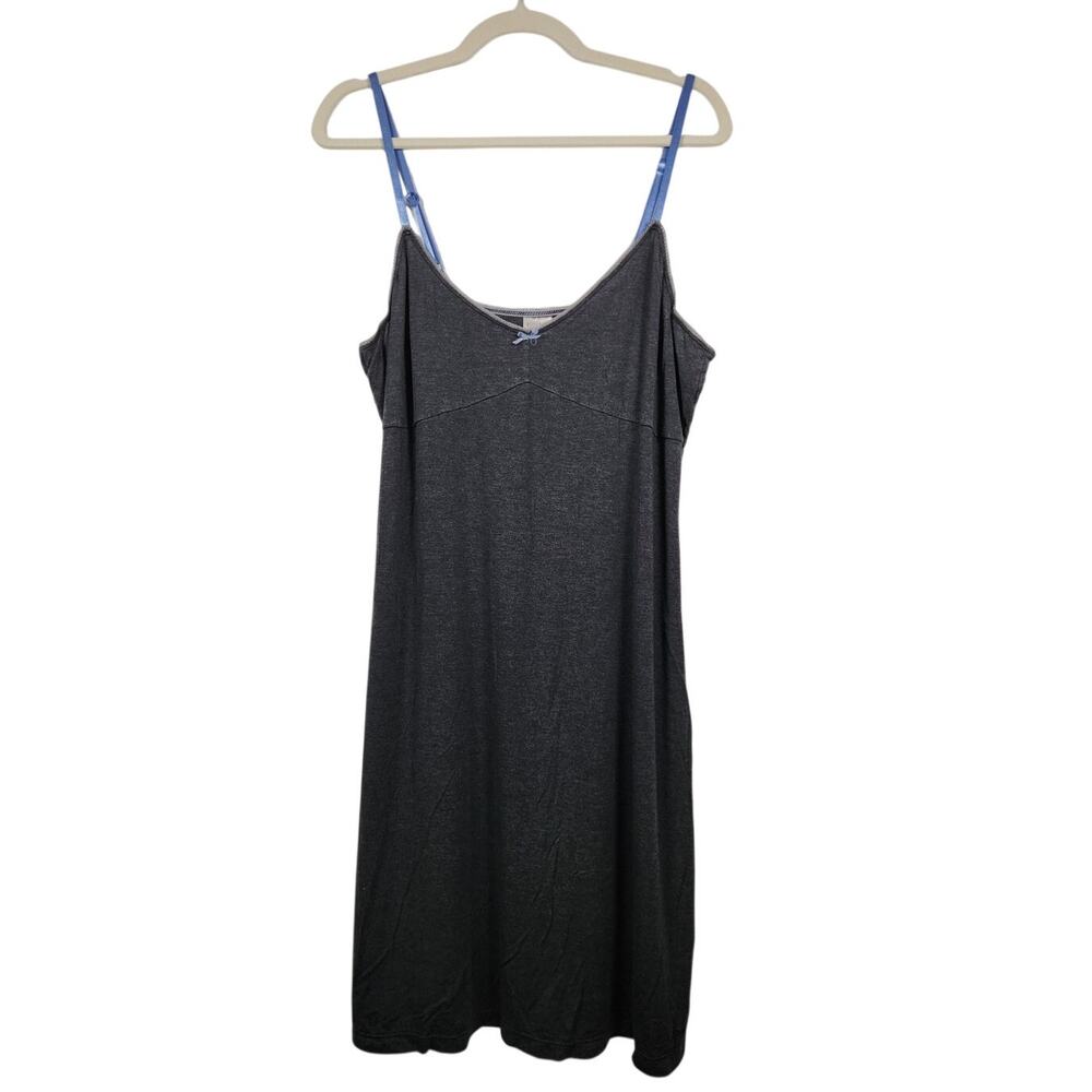 Vintage y2k Gilligan O'Malley Sleepwear Large Midi Slip Dress Boho Whimsy Fairy